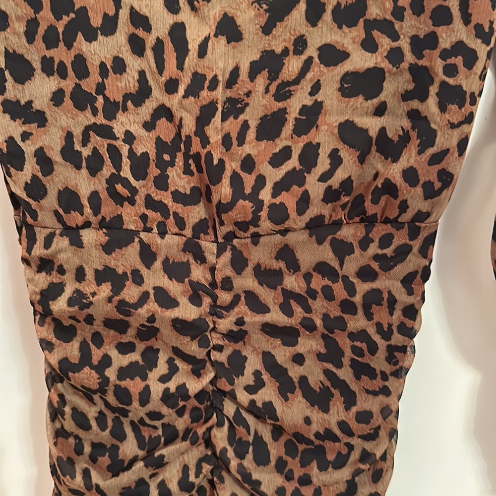 NWOT Zara leopard print dress - Picture 7 of 7